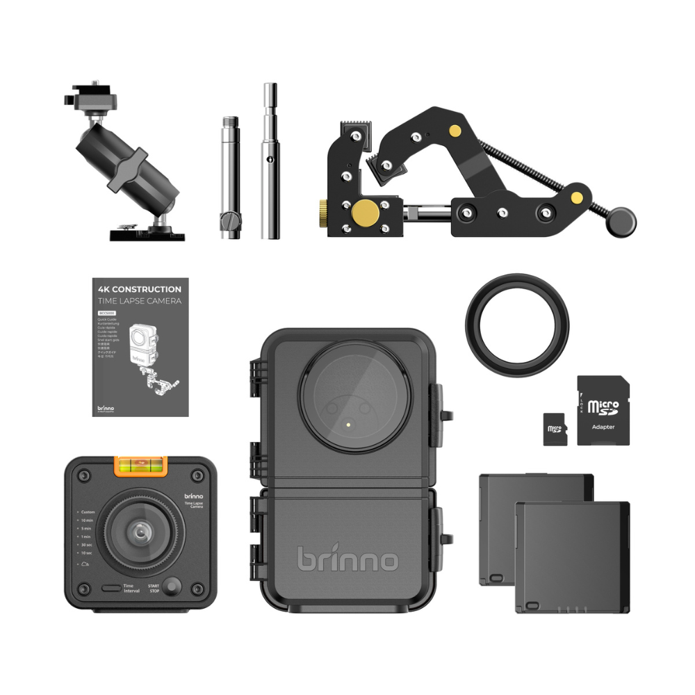 PREORDER | Brinno BCC5000 4K Wifi Connected Timelapse Camera Bundle
