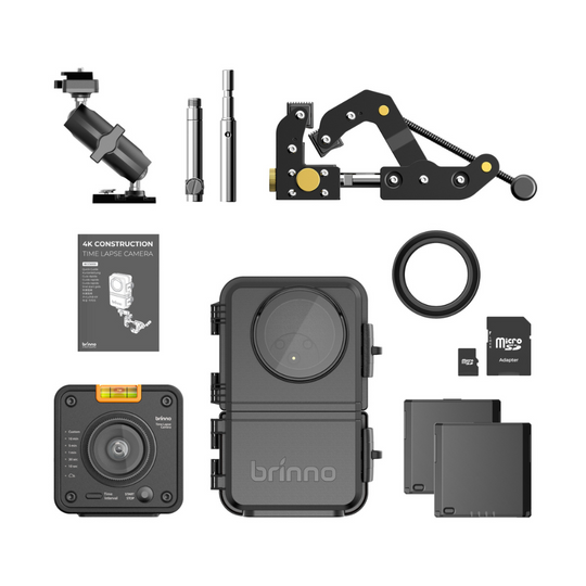 PREORDER | Brinno BCC5000 4K Wifi Connected Timelapse Camera Bundle