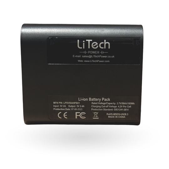 LiTech Power 180Wh Always On Battery for Timelapse Cameras