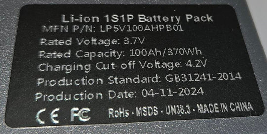 Routesafe Megapak 370 Watt Battery