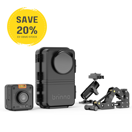 Brinno BCC5000 4K Wifi Connected Timelapse Camera Bundle - Ex Demo