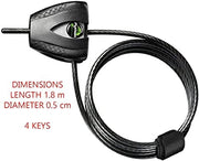 Python adjustable locking cable for timelapse cameras